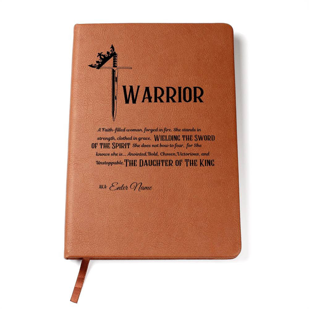 Personalized Warrior Journal – A Gift of Strength & Resilience