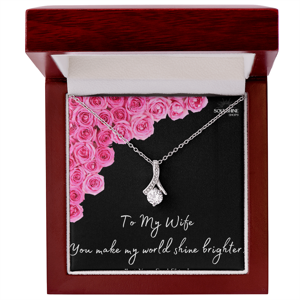 To my Wife, Alluring Beauty Necklace