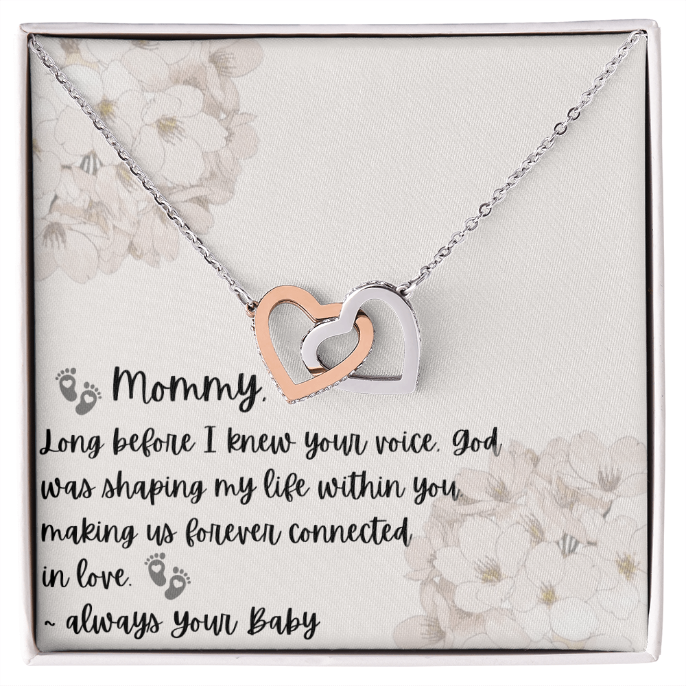 Mother~Child Forever Connected Hearts Necklace