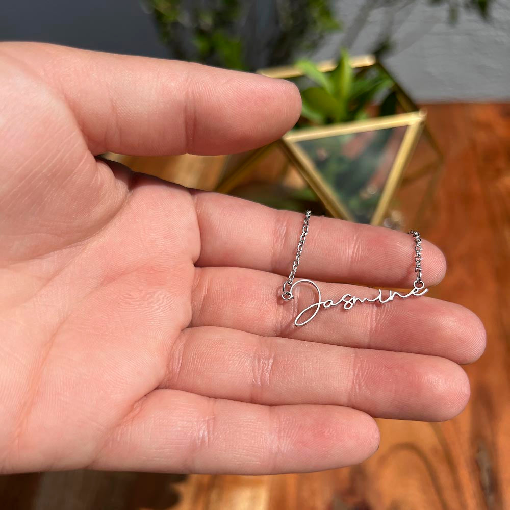 Your Personalized Signature Name Necklace