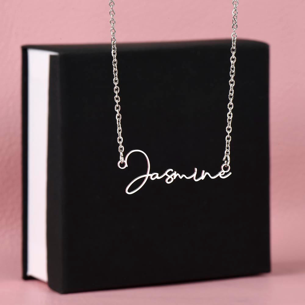 Your Personalized Signature Name Necklace