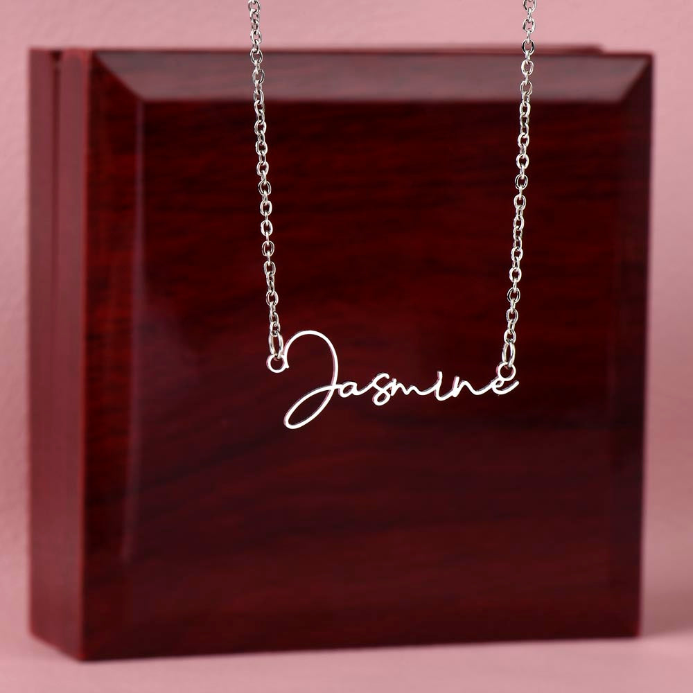 Your Personalized Signature Name Necklace