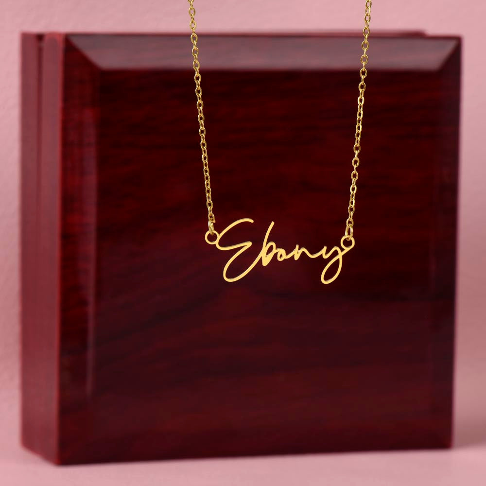 Your Personalized Signature Name Necklace