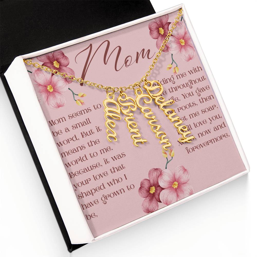 Mom~ Children's Name Pendant