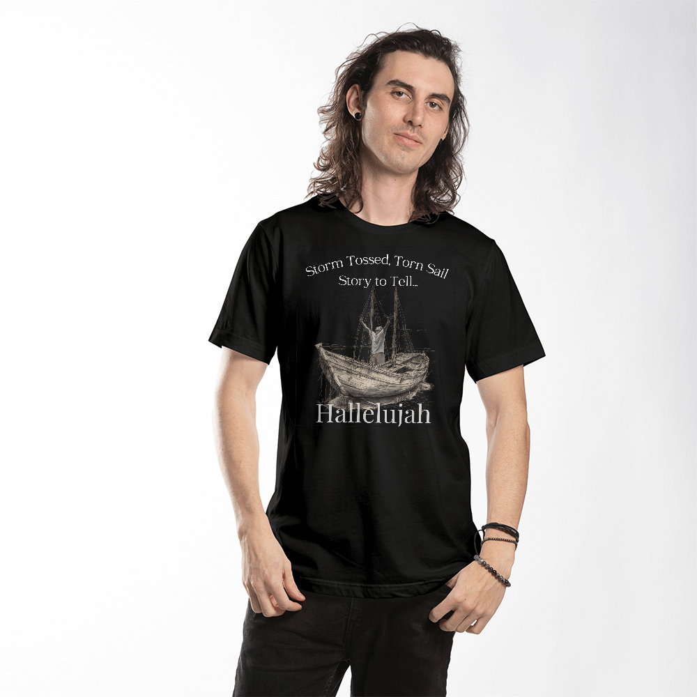 Men's Black Storm Tossed Hallelujah Shirt
