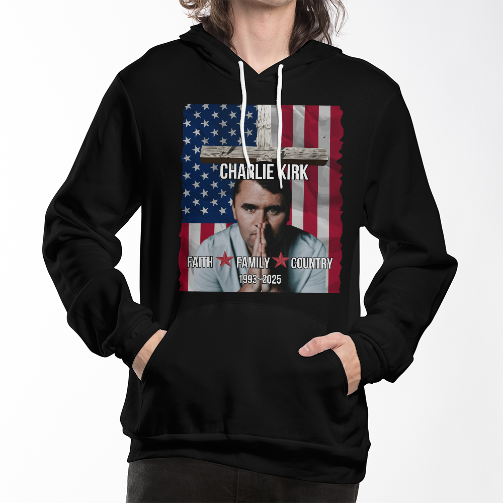 Charlie Kirk Memorial Hoodie