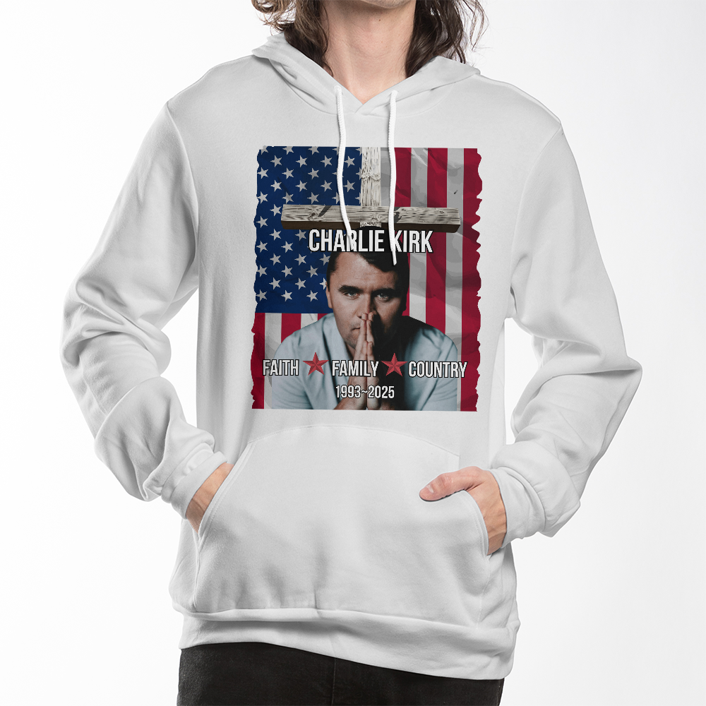 Charlie Kirk Memorial Hoodie