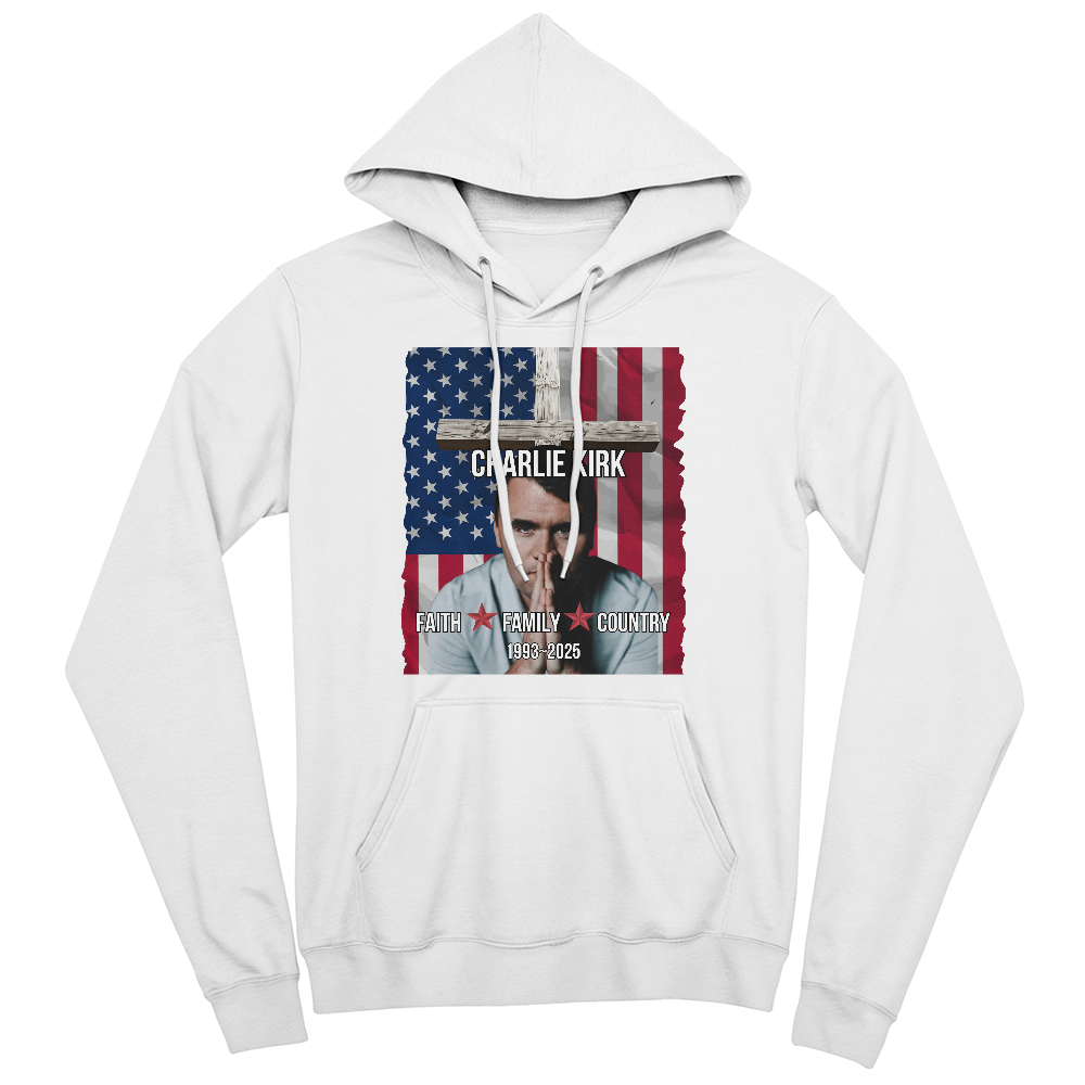 Charlie Kirk Memorial Hoodie