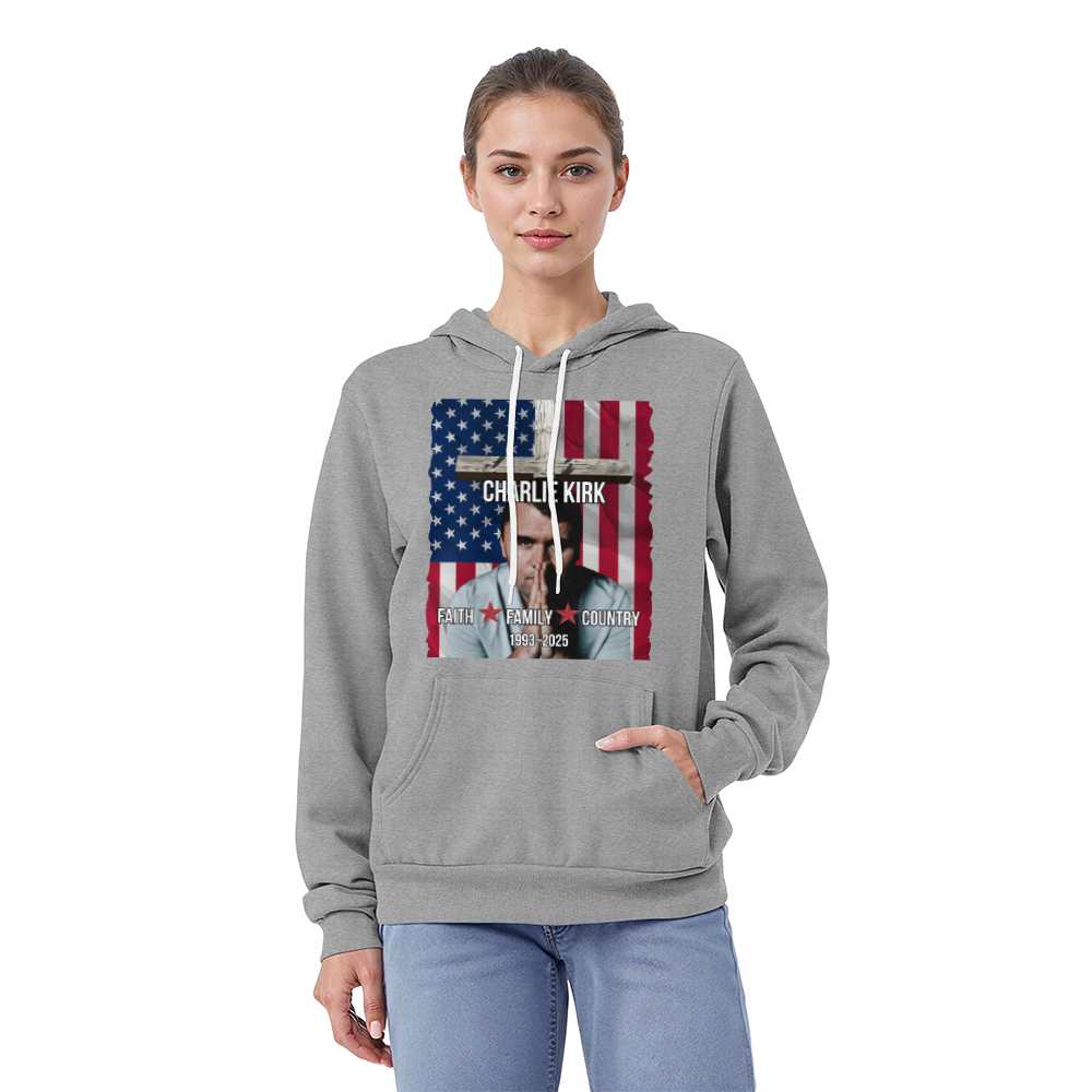 Charlie Kirk Memorial Hoodie