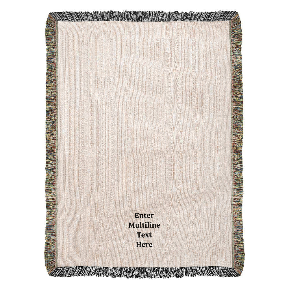 Photo Heirloom Woven Blanket (Portrait)