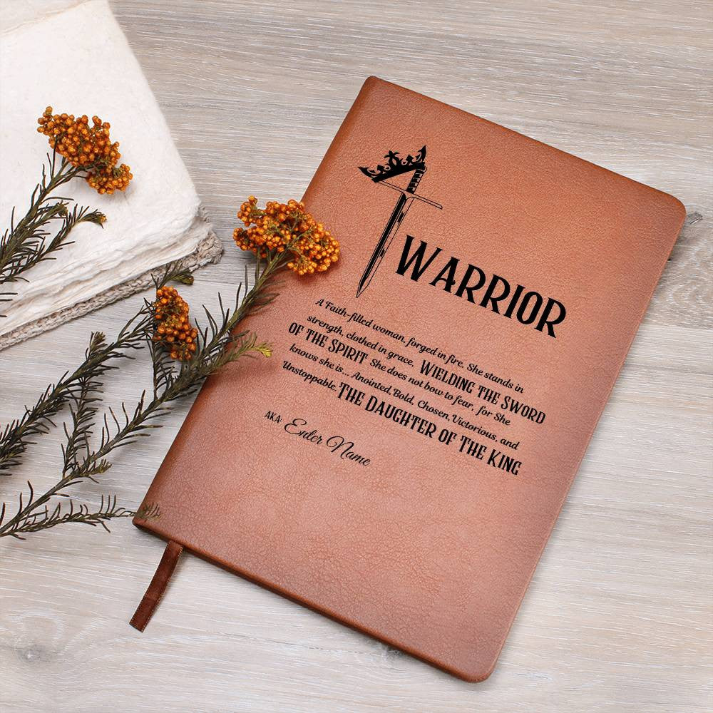 Personalized Warrior Journal – A Gift of Strength & Resilience