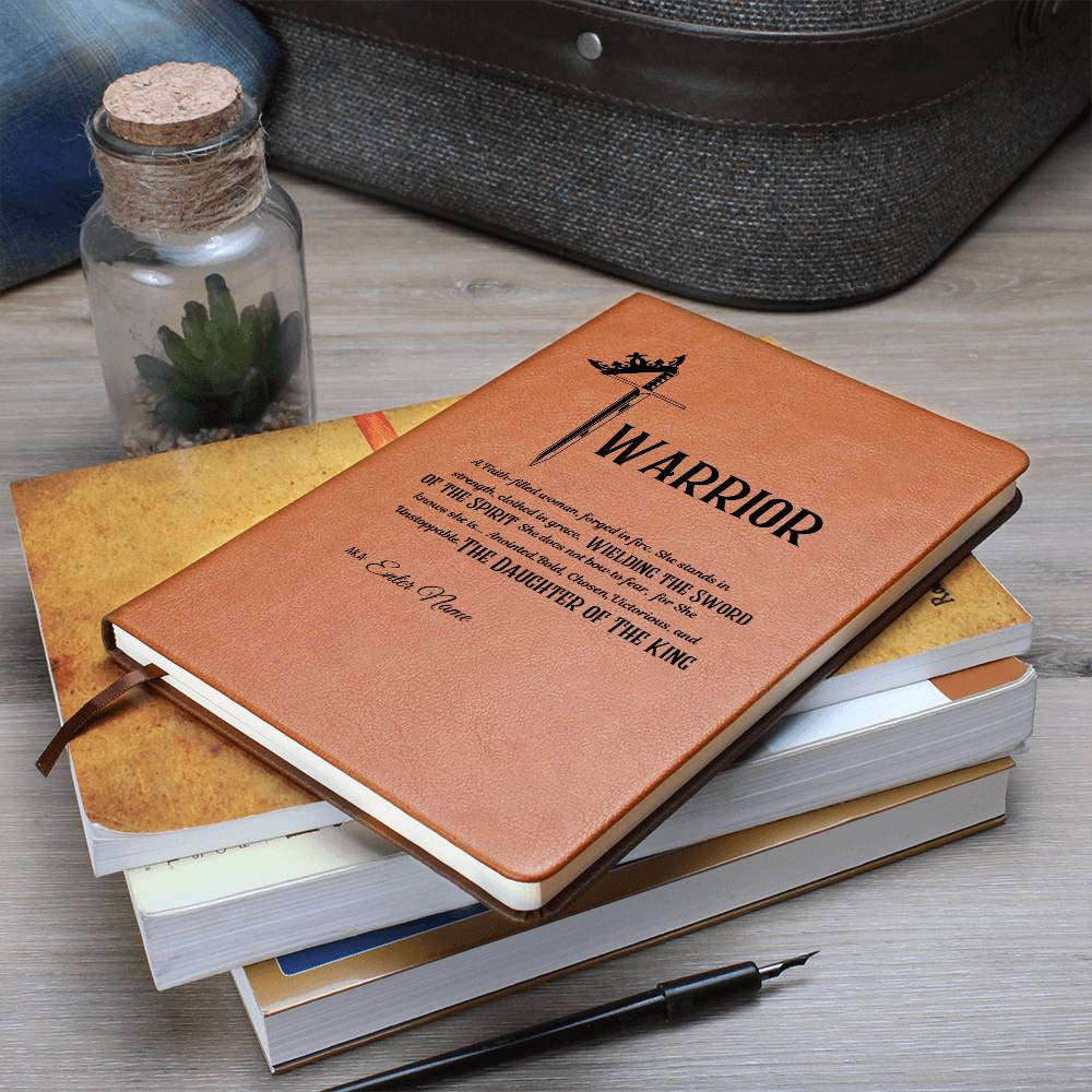 Personalized Warrior Journal – A Gift of Strength & Resilience