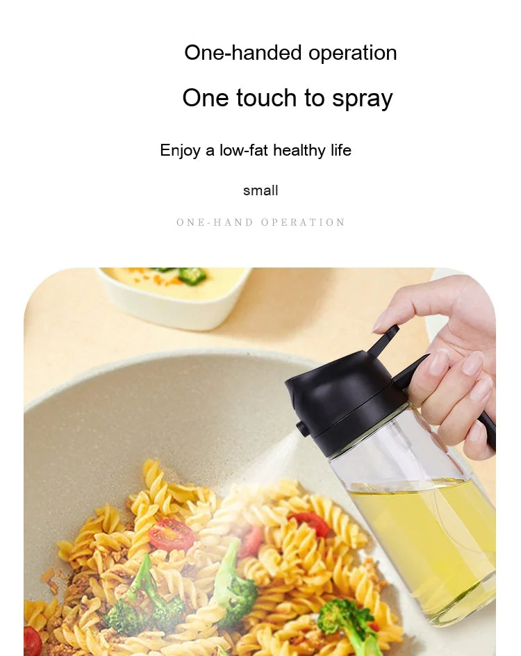 2 in 1  Dispenser Bottle for Healthy Cooking