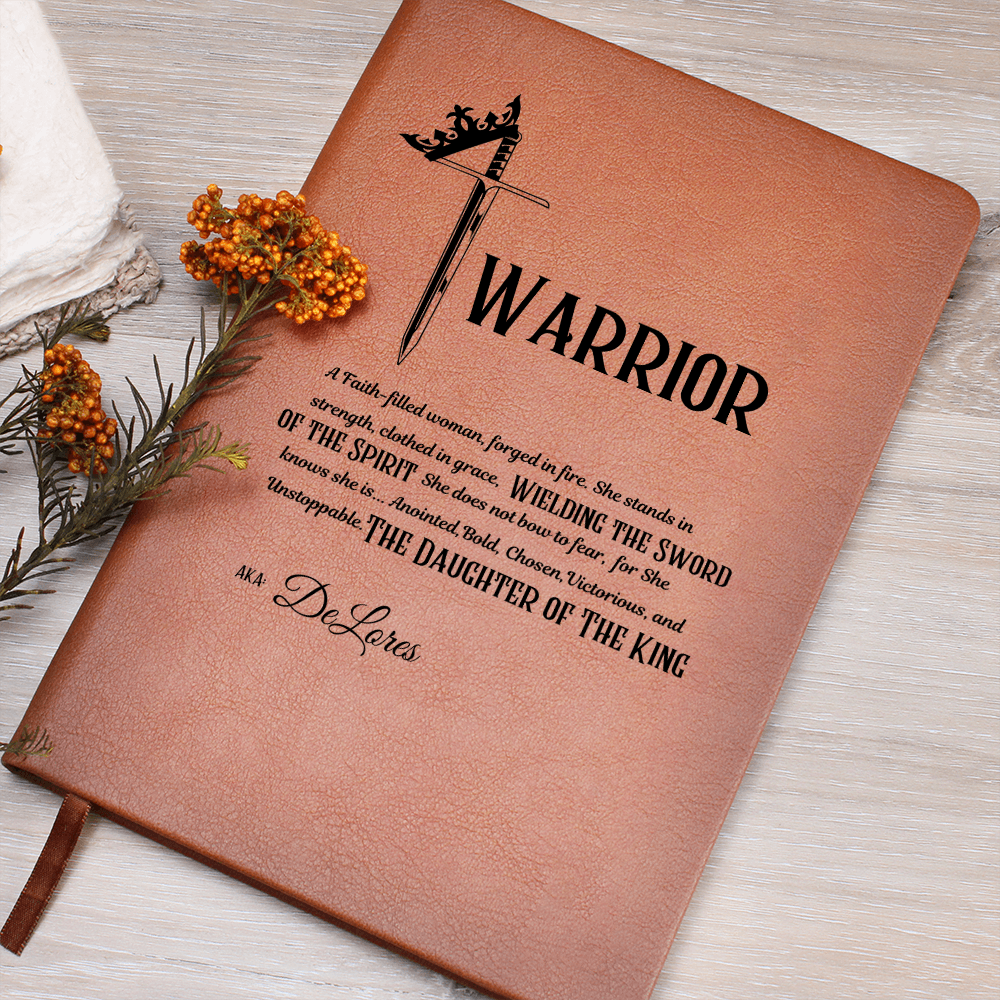 Personalized Warrior Journal – A Gift of Strength & Resilience