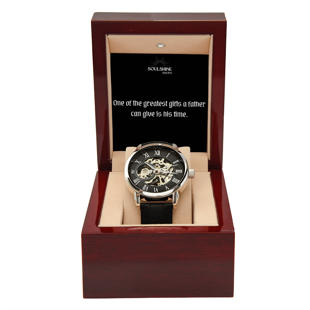 Father's gift~ Men's Openwork Watch