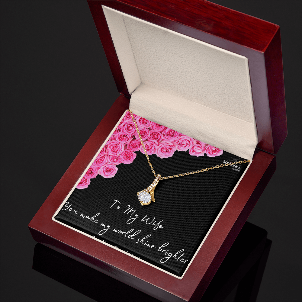 To my Wife, Alluring Beauty Necklace