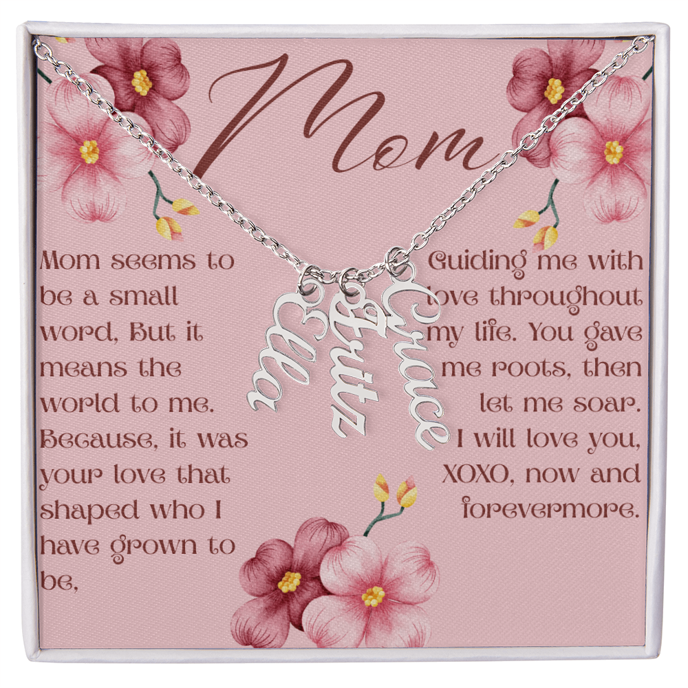 Mom~ Children's Name Pendant