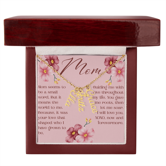 Mom~ Children's Name Pendant