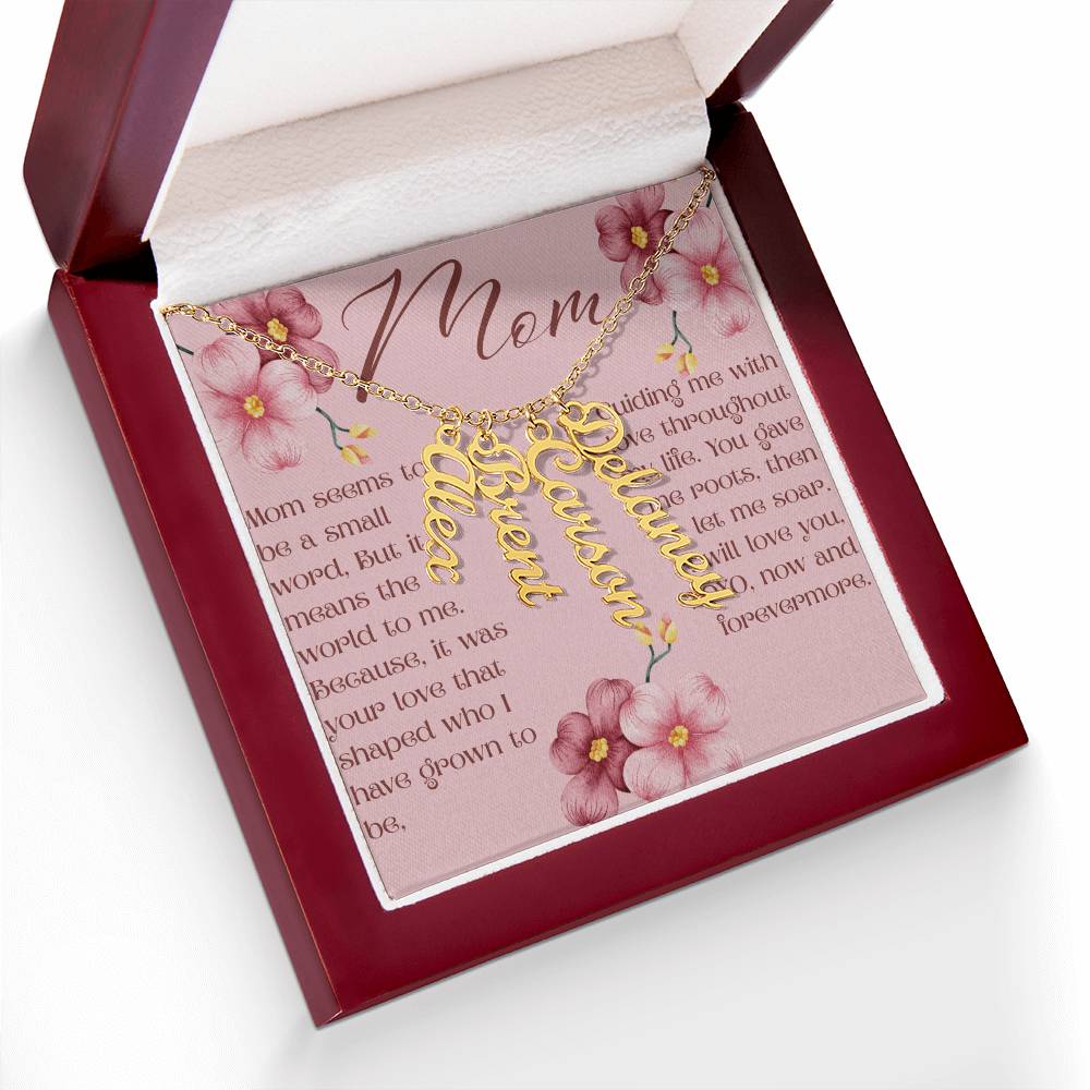 Mom~ Children's Name Pendant