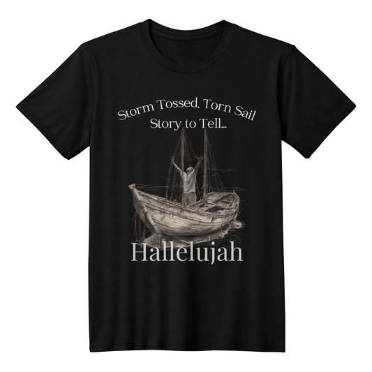 Men's Black Storm Tossed Hallelujah Shirt