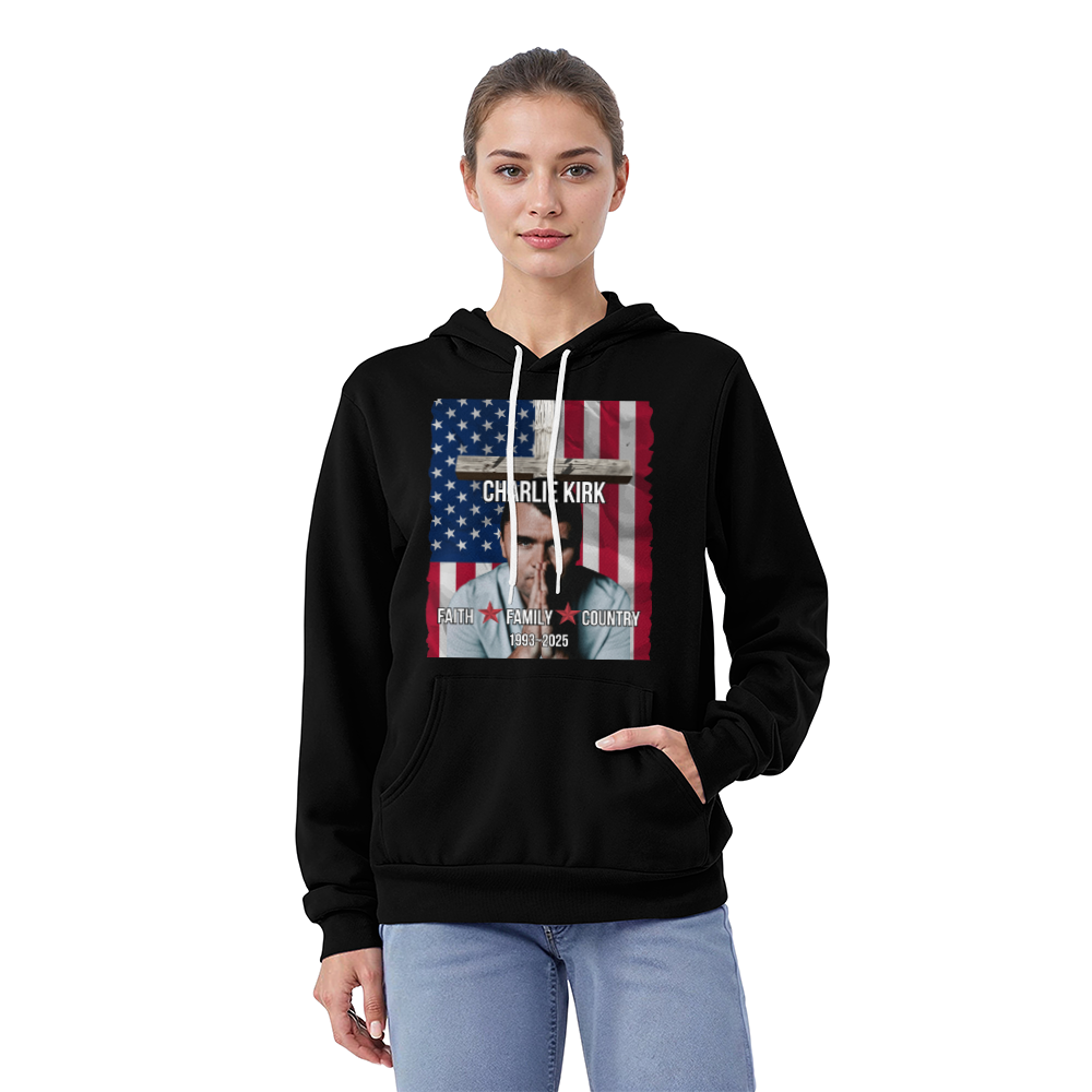 Charlie Kirk Memorial Hoodie