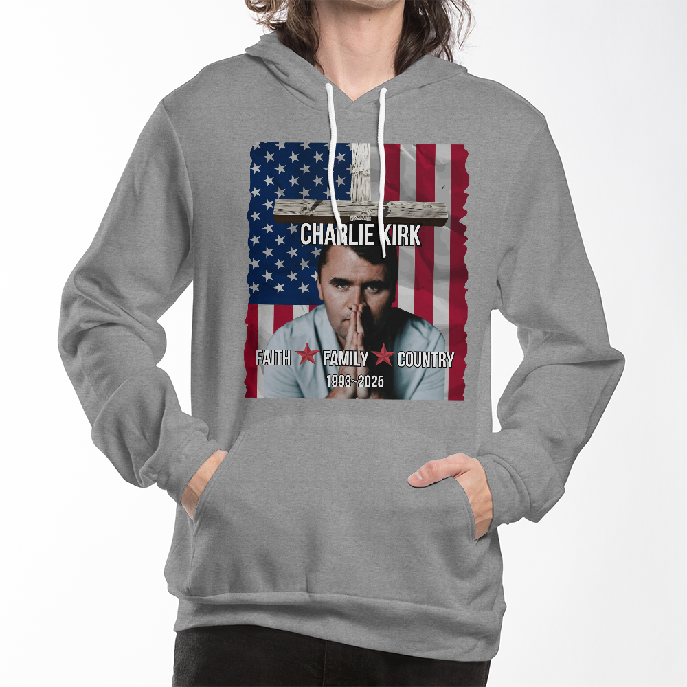Charlie Kirk Memorial Hoodie
